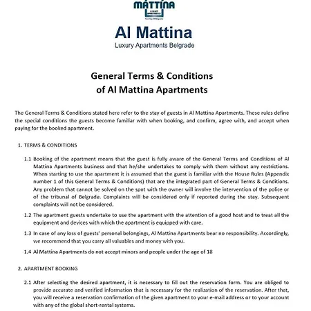 Al Mattina Apartment Belgrade